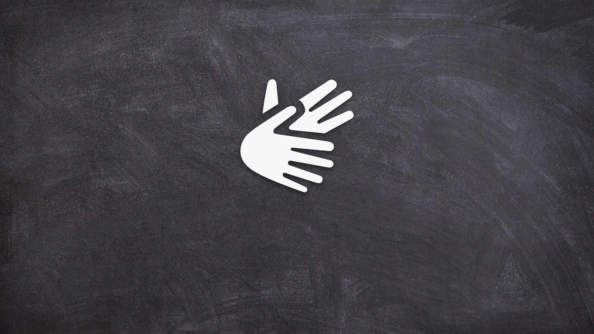 Symbol für Gebaerdensprache
